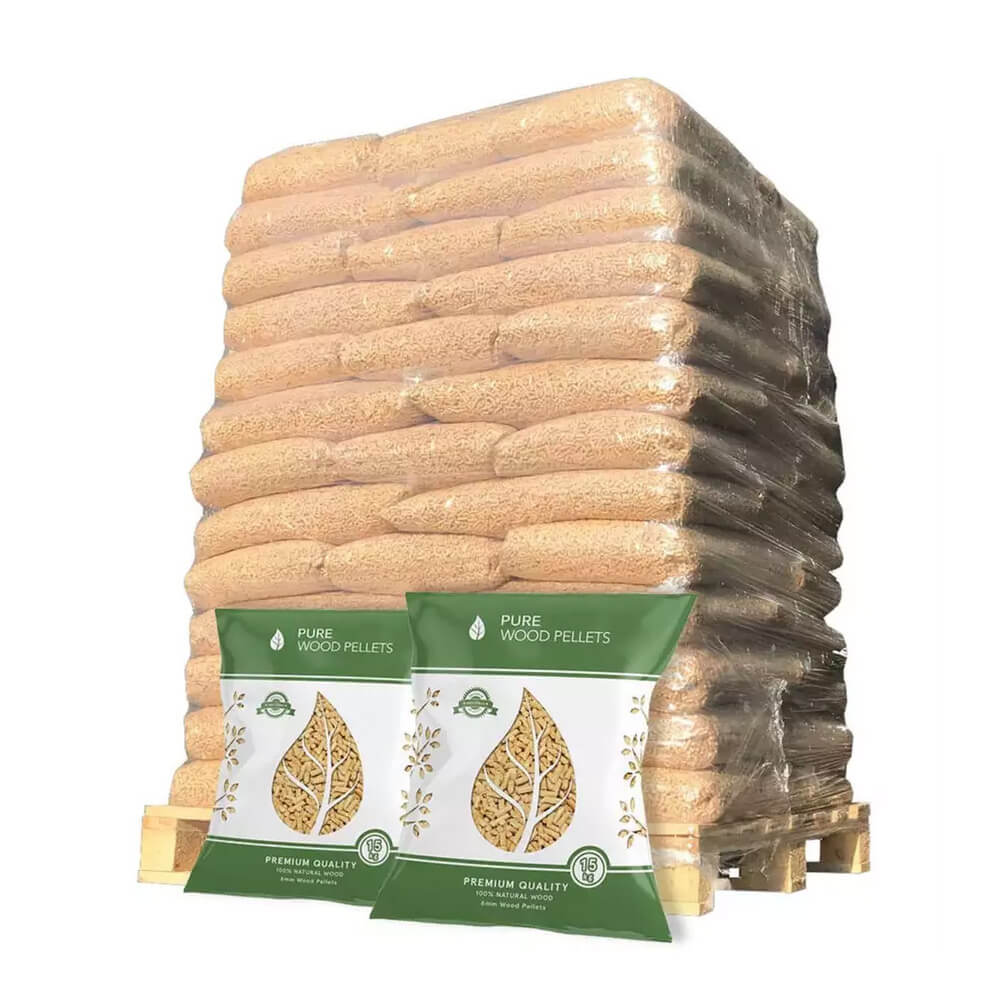 Pellets de madera de haya 60 bolsas x 15 kg