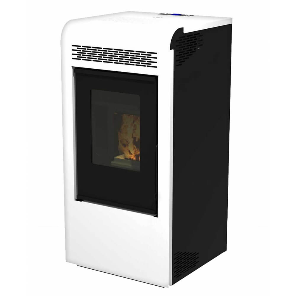 Estufa de pellets canalizable Vulcano de 15 kW